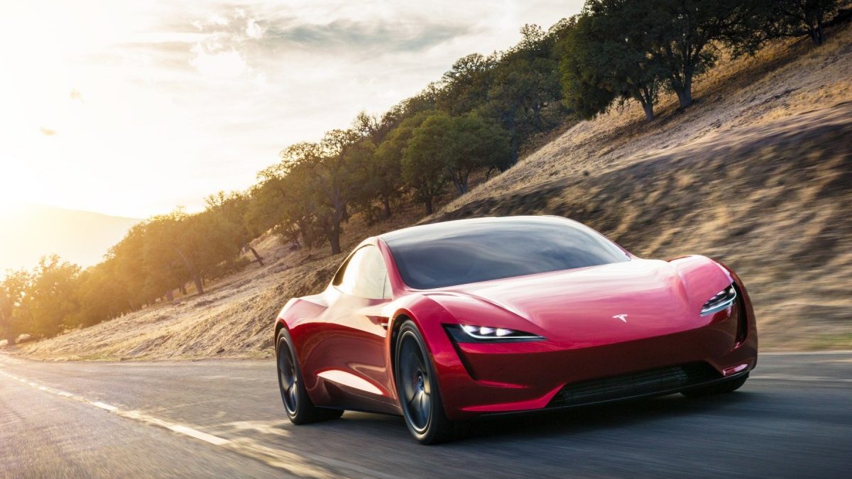 Tesla Roadster Elle a été présentée au salon Grand Basel